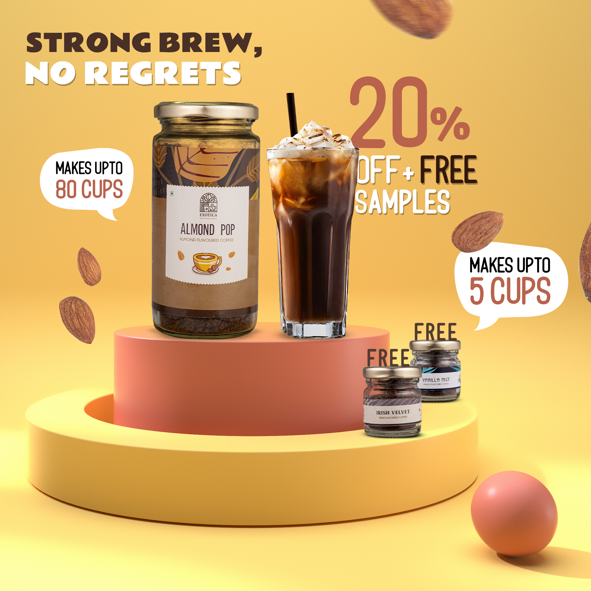Exotica Almond Pop Coffee 100g