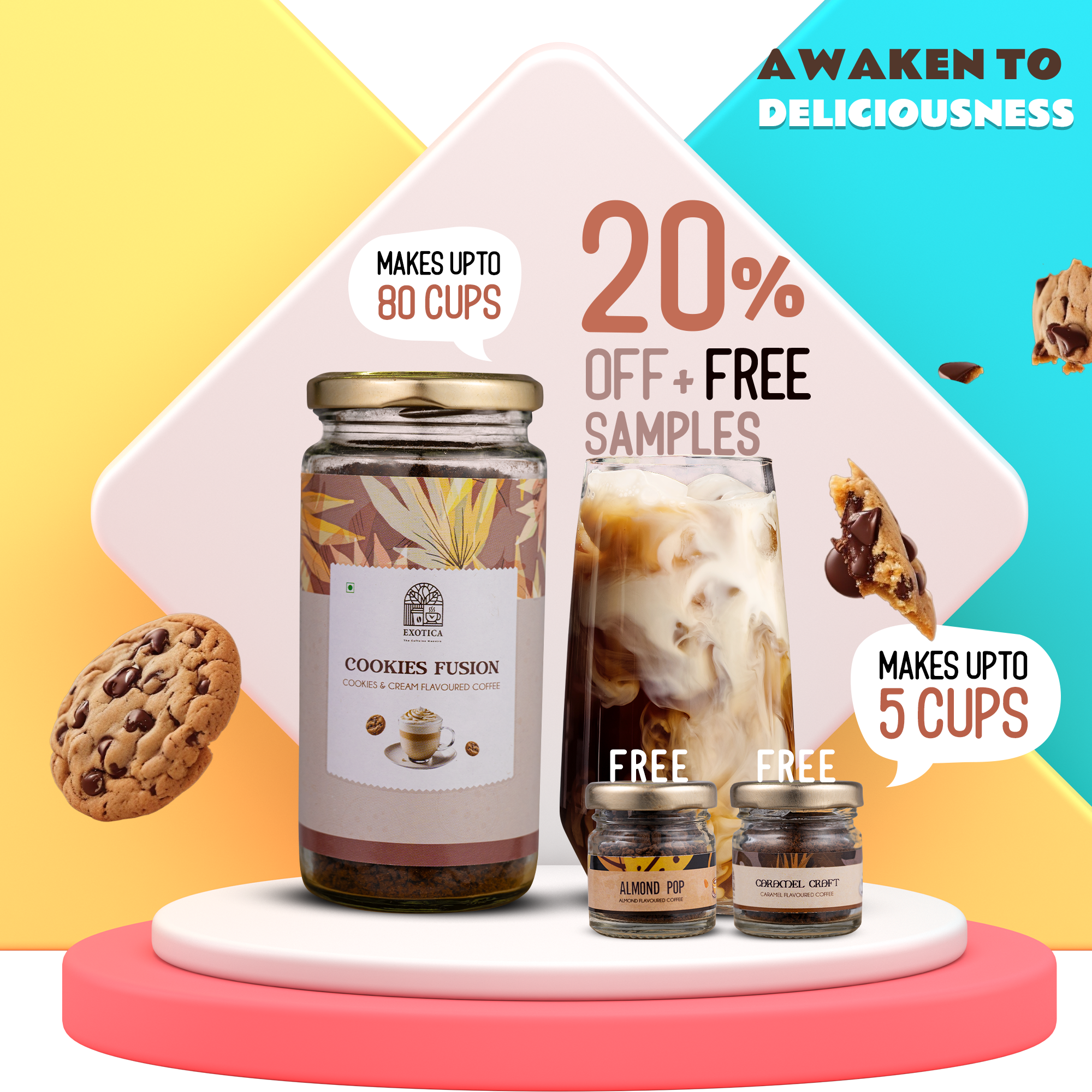 Exotica Cookies Fusion Coffee 100g