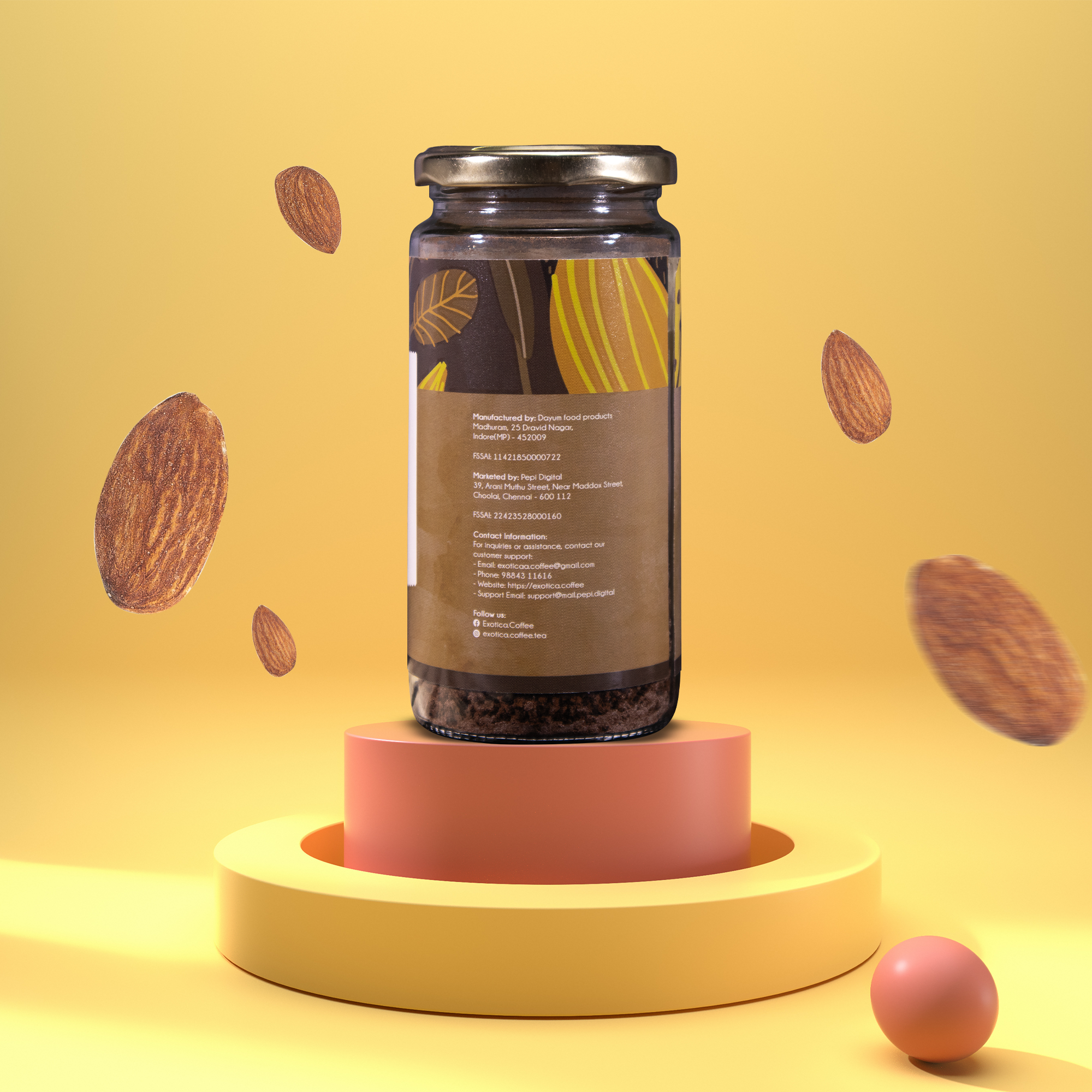 Exotica Almond Pop Coffee 100g