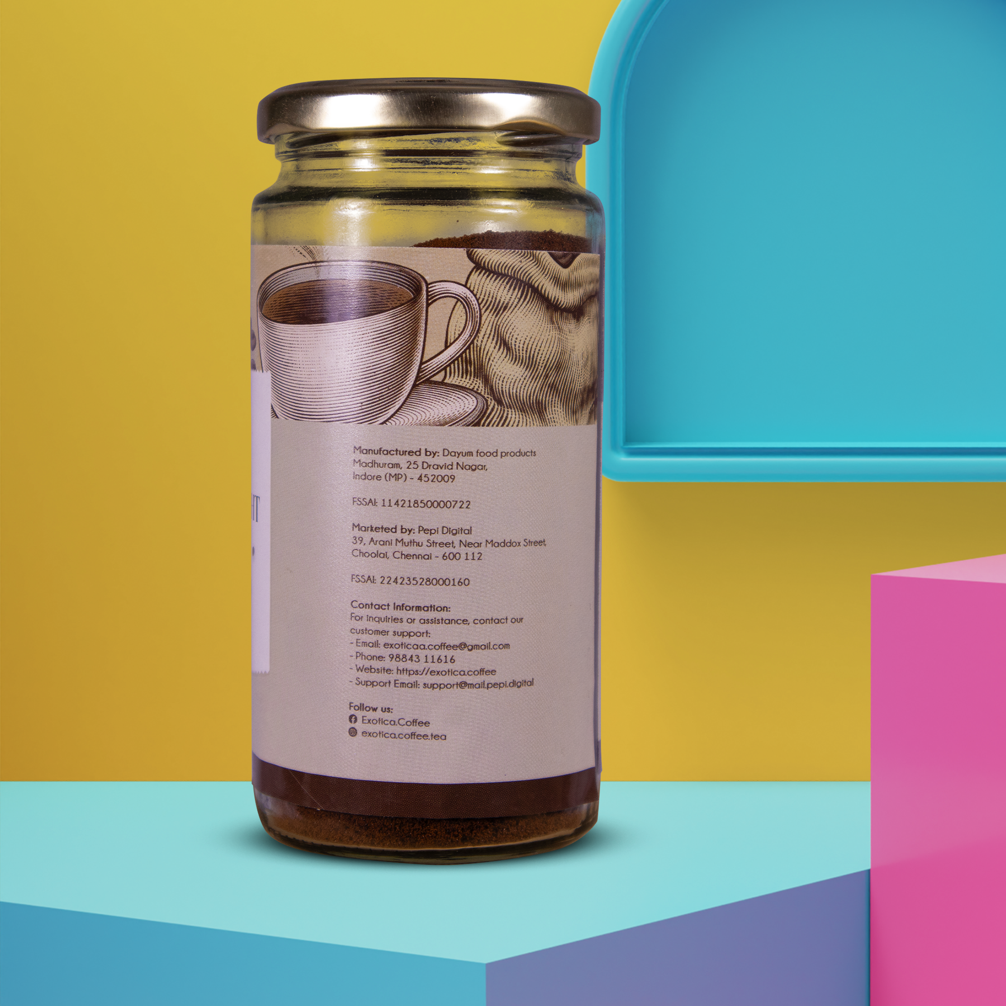 Exotica Dark Delight Coffee 100g