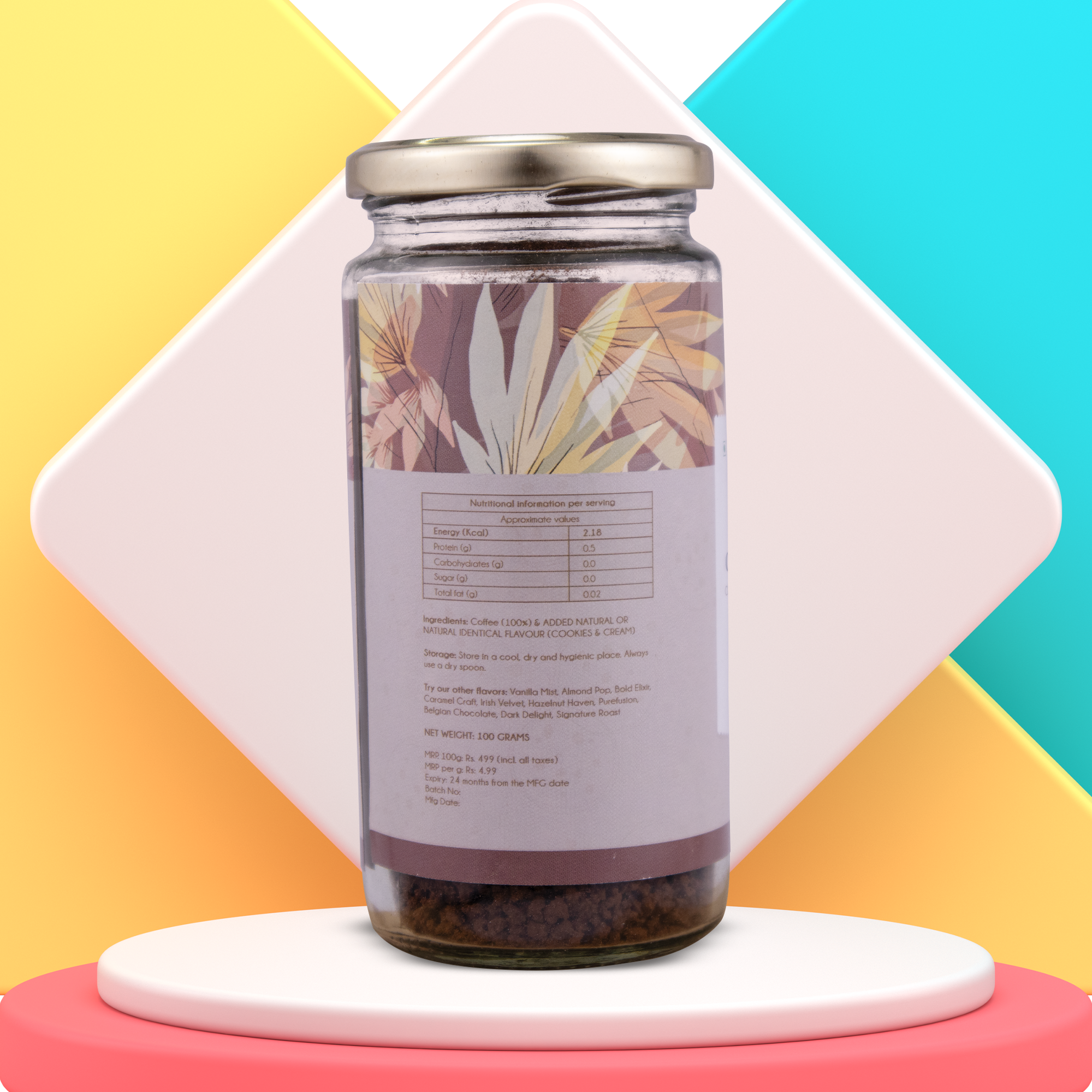 Exotica Cookies Fusion Coffee 100g