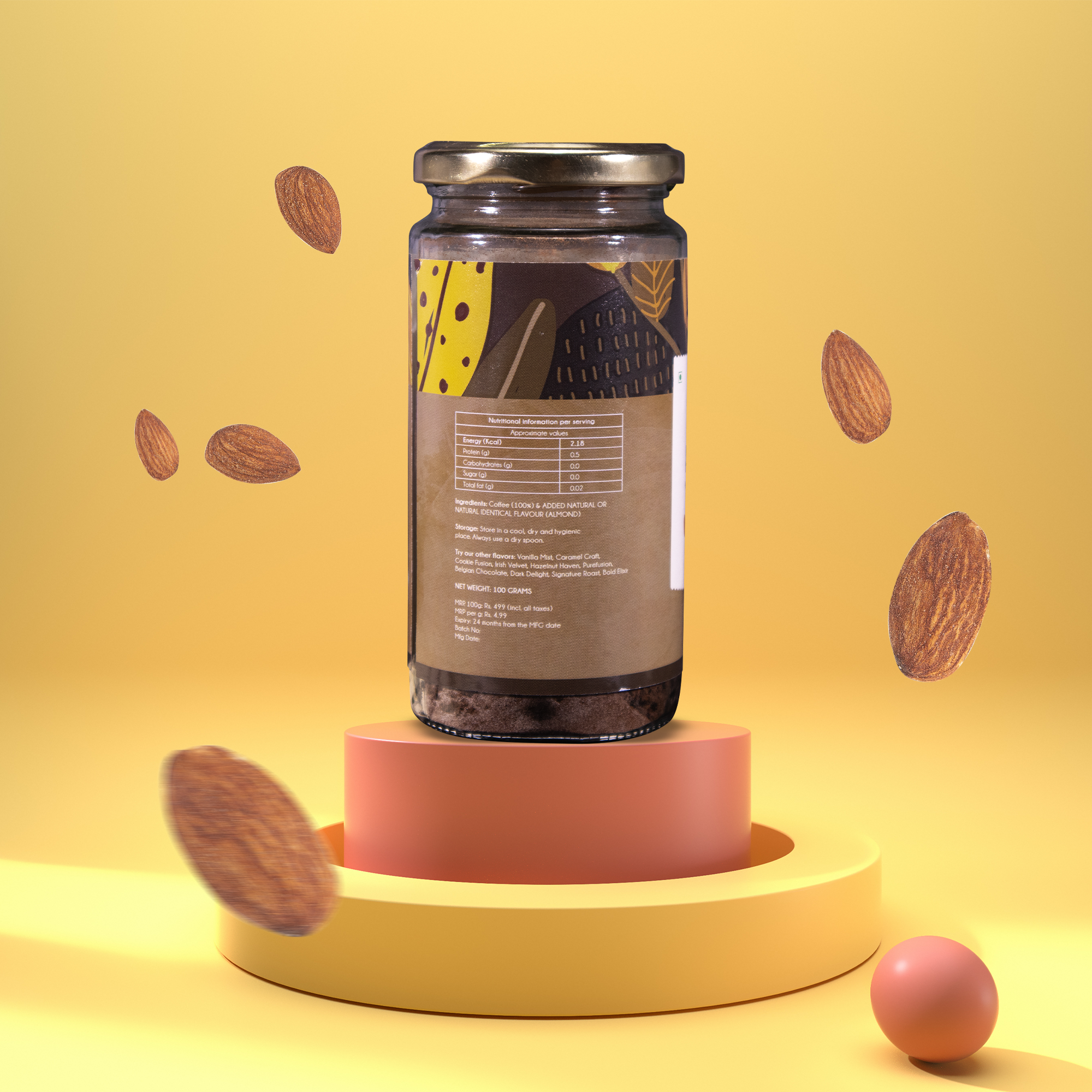 Exotica Almond Pop Coffee 100g