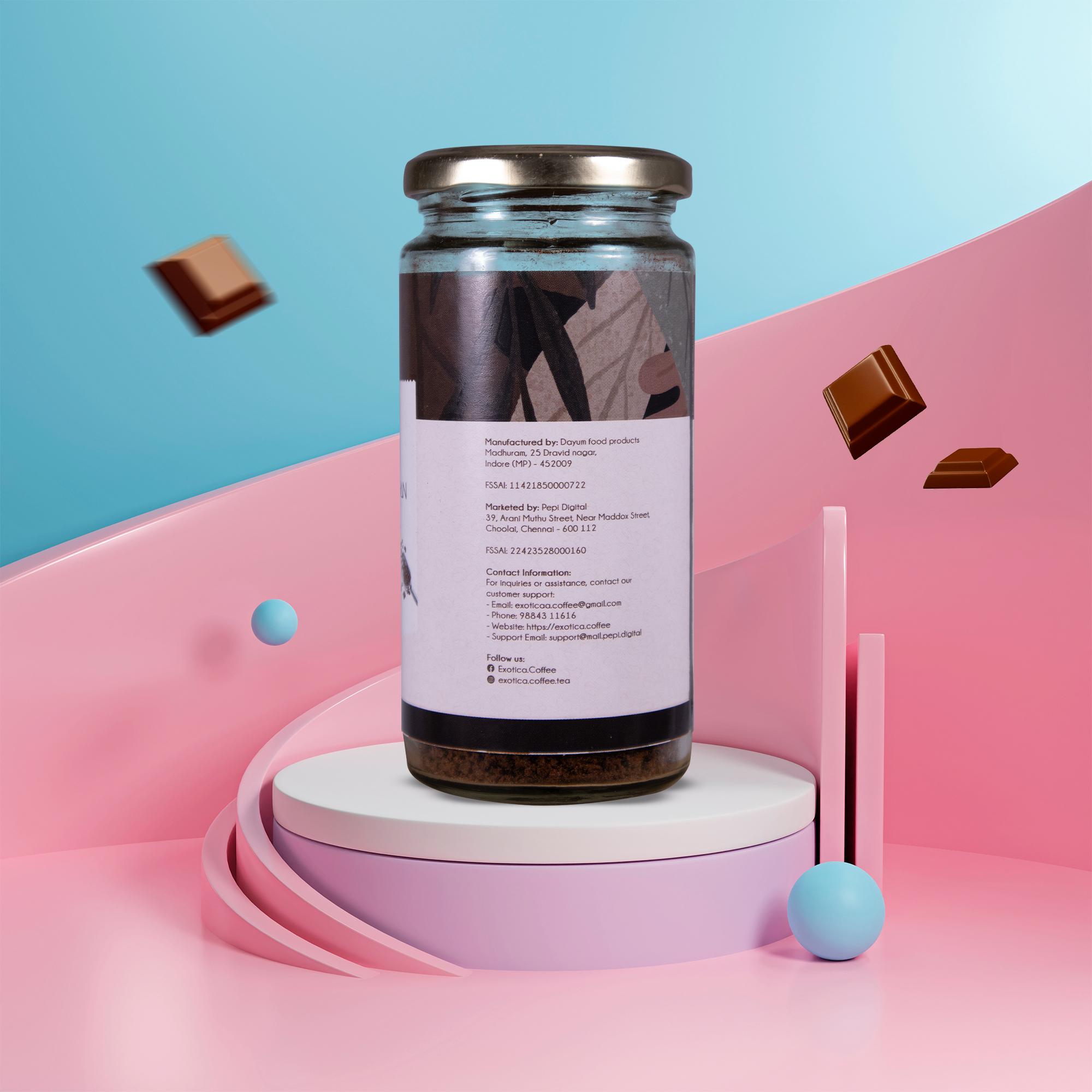 Exotica Choco Belgian Coffee 100g