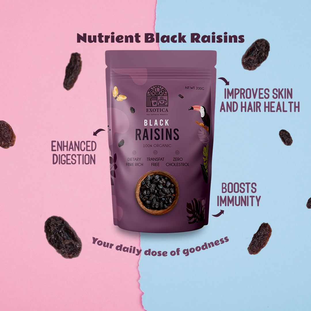 Exotica Black Raisins (200g)
