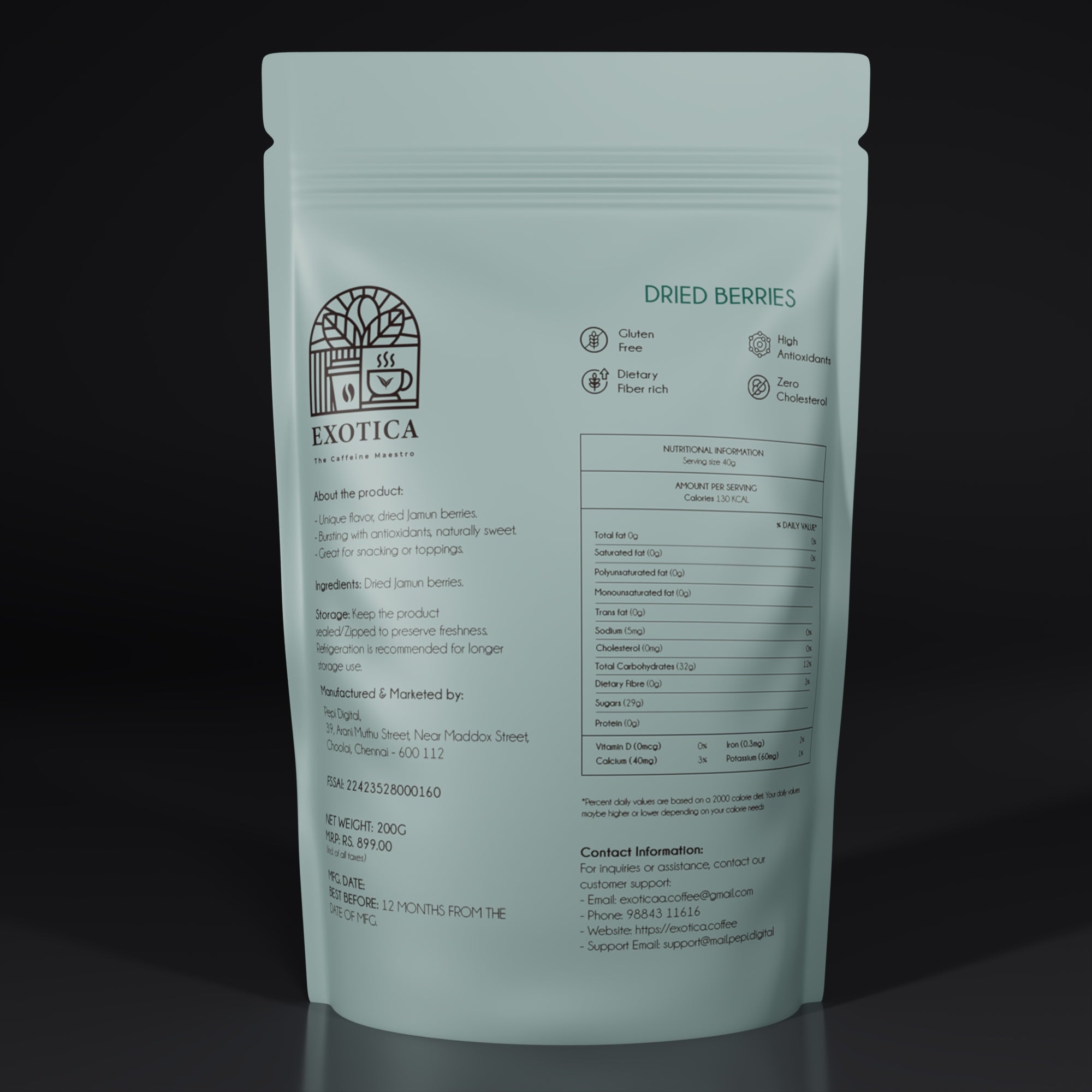 Exotica Dry Berries (200g)